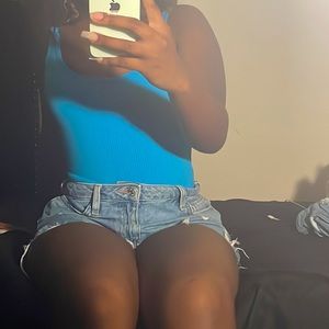 Forever 21 denim boyfriend style shorts